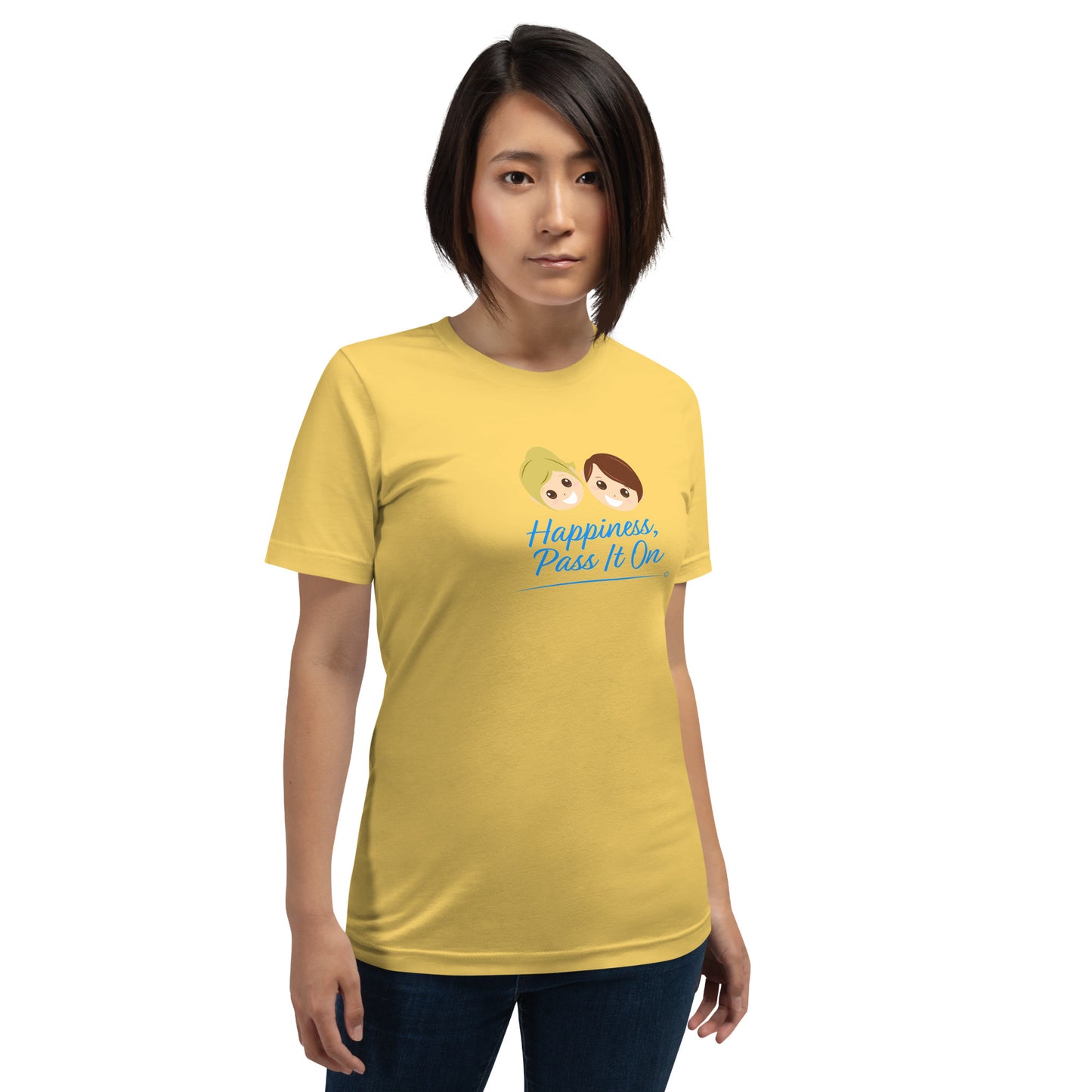 Happiness, Pass It On Unisex T-Shirts