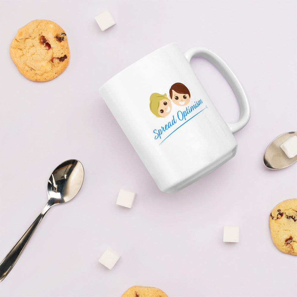 Modern white glossy coffee cups with a cookie in the background