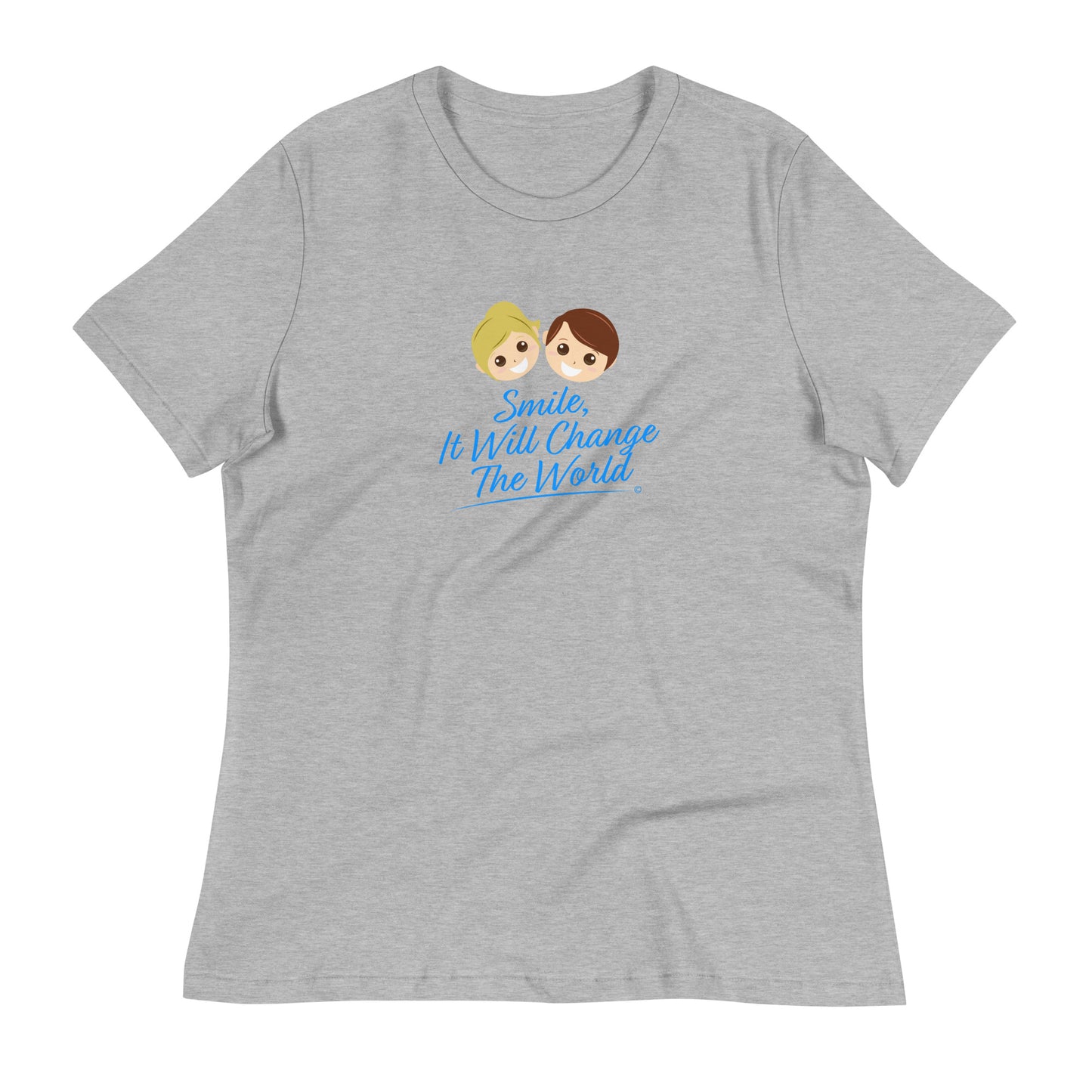 Smile, It Will Change The World Women's Tees