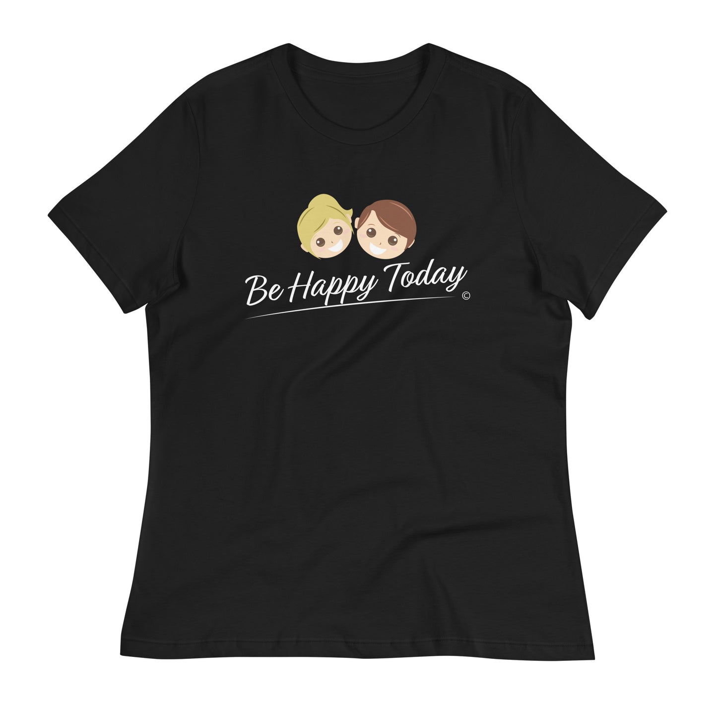 Casual-chic women's relaxed tops-Black