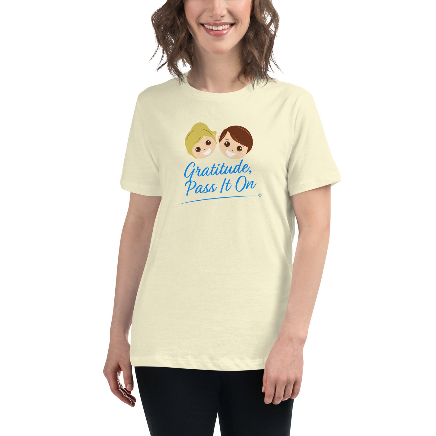 Gratitude, Pass It On Women's Tees