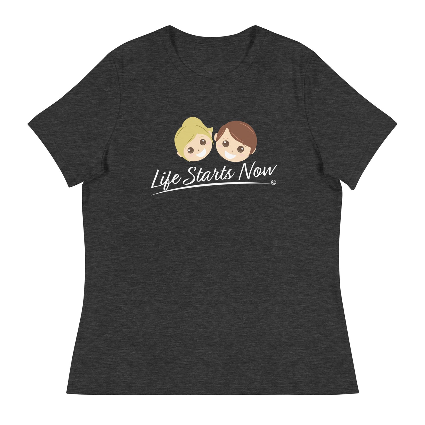 Relaxed style shirts for women -Dark Grey Heather