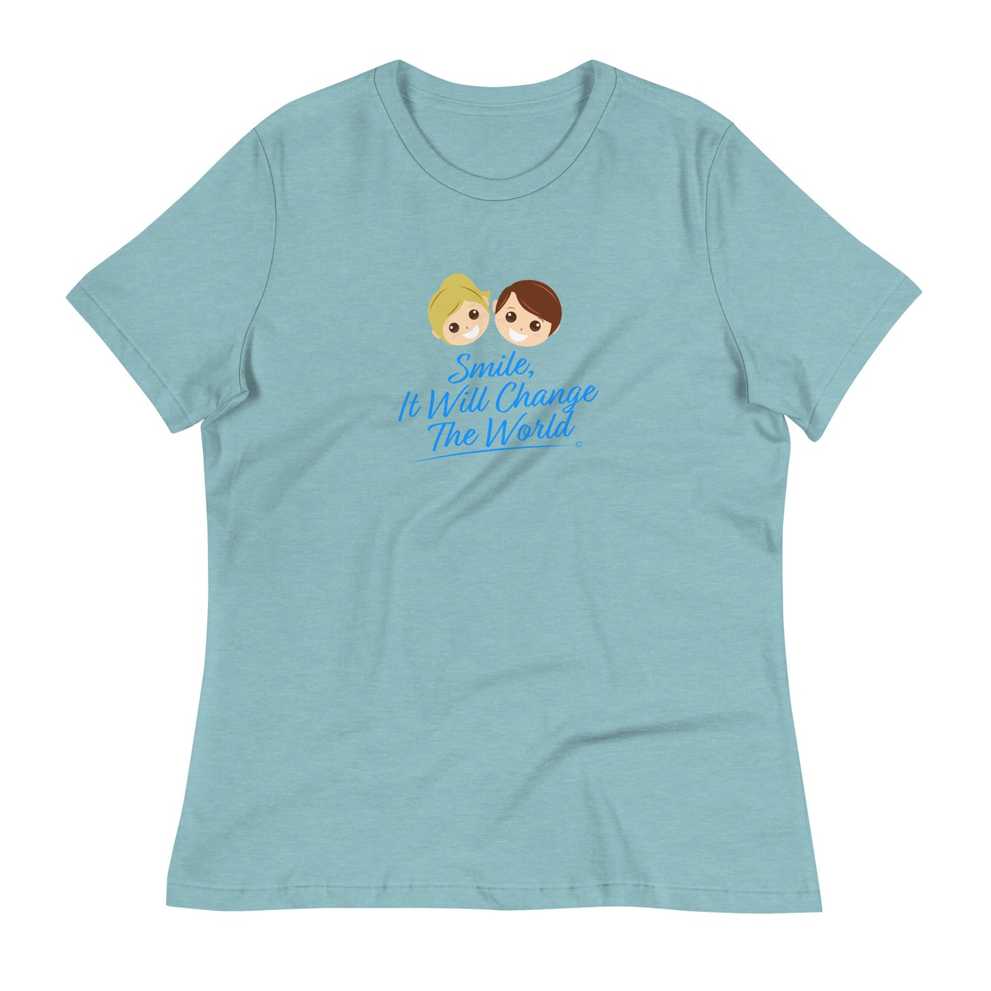 Smile, It Will Change The World Women's Tees