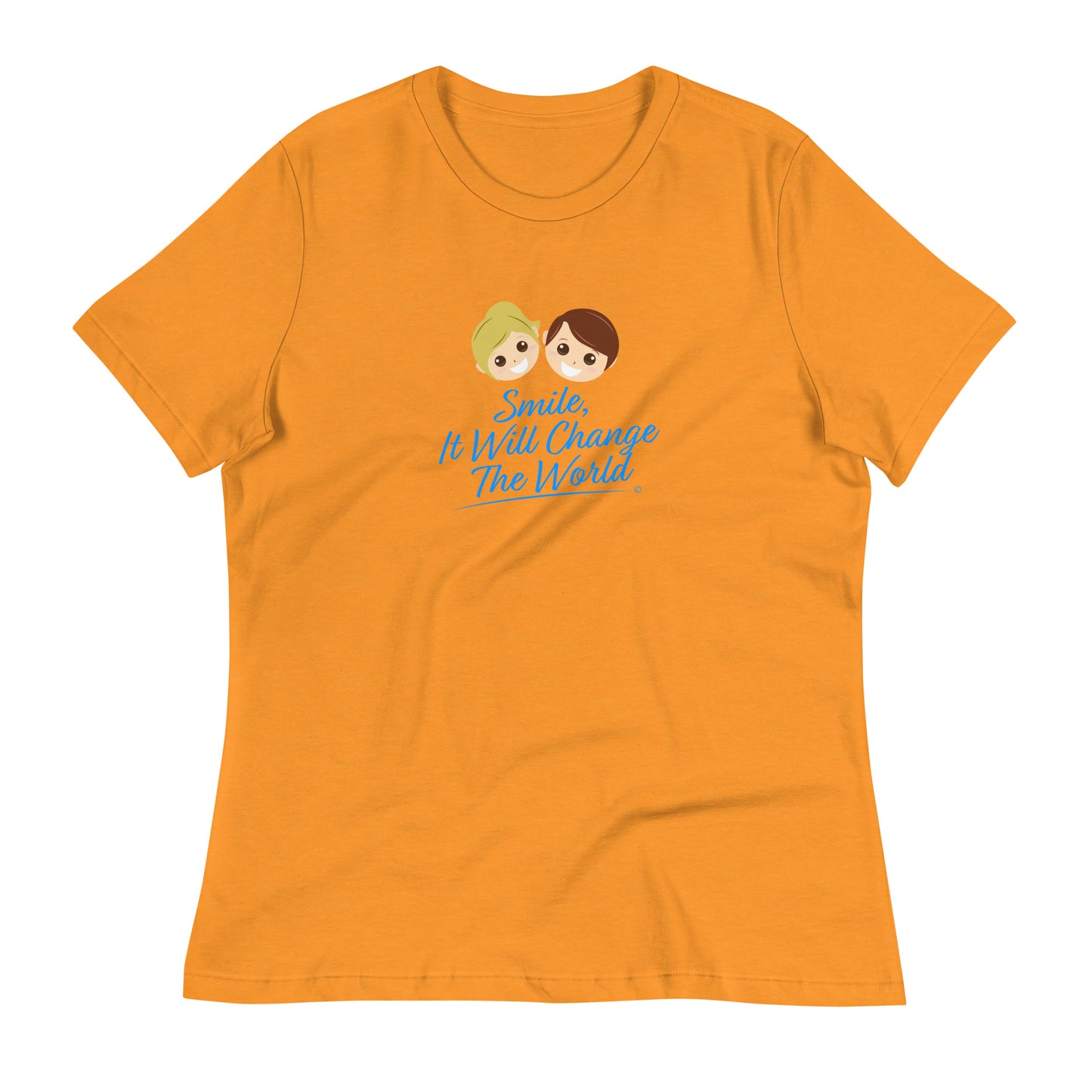 Smile, It Will Change The World Women's Tees