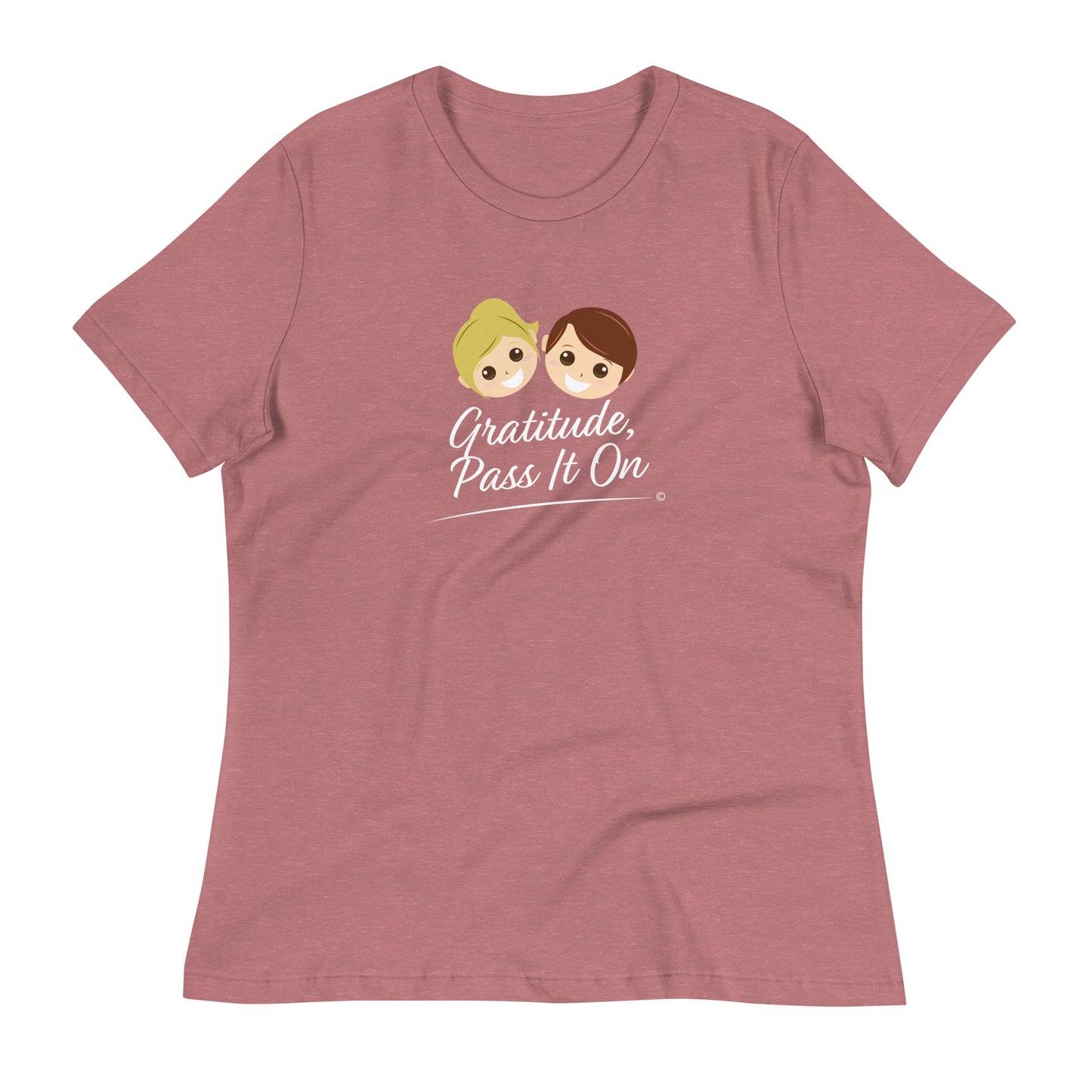 Gratitude, Pass It On Women's Tees