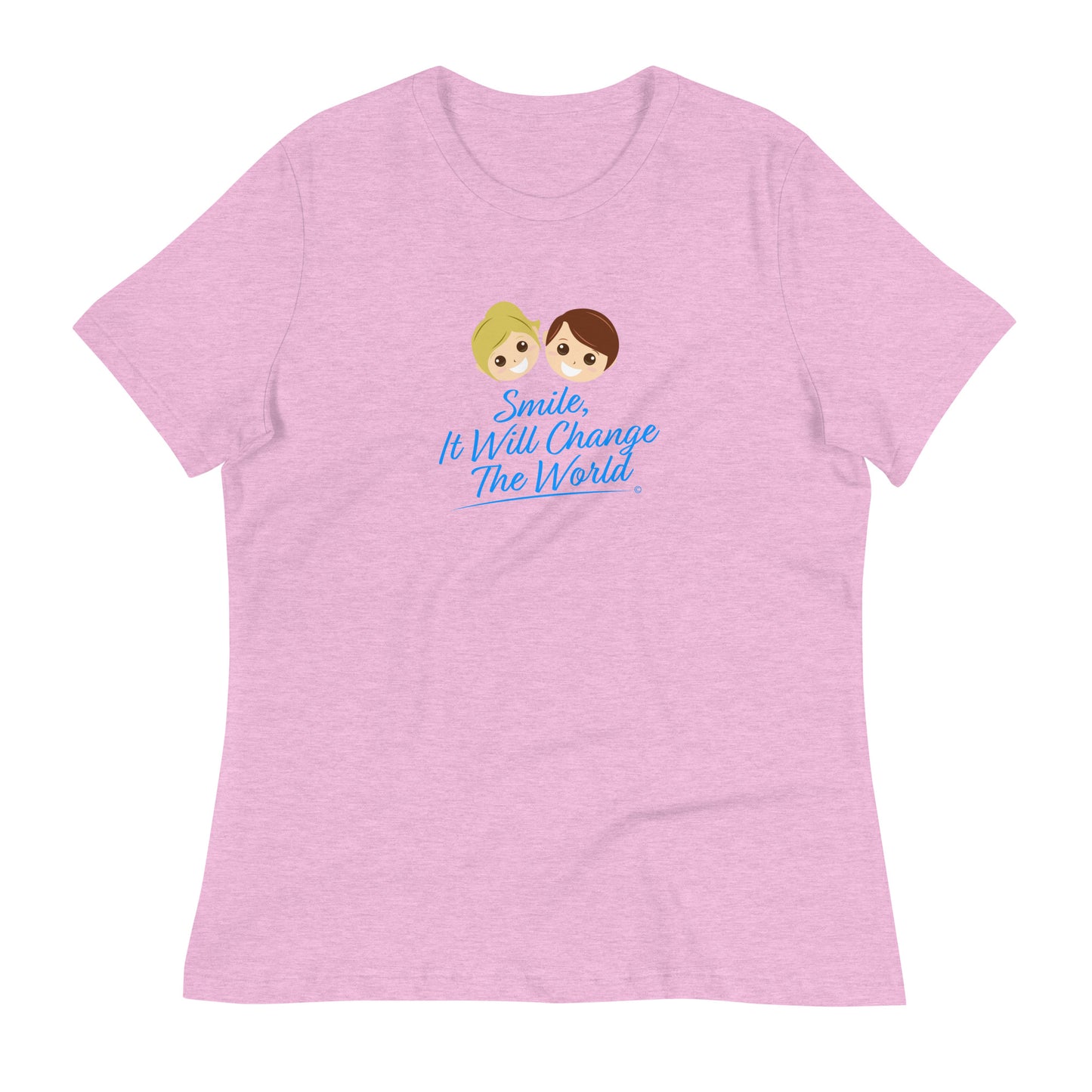 Smile, It Will Change The World Women's Tees