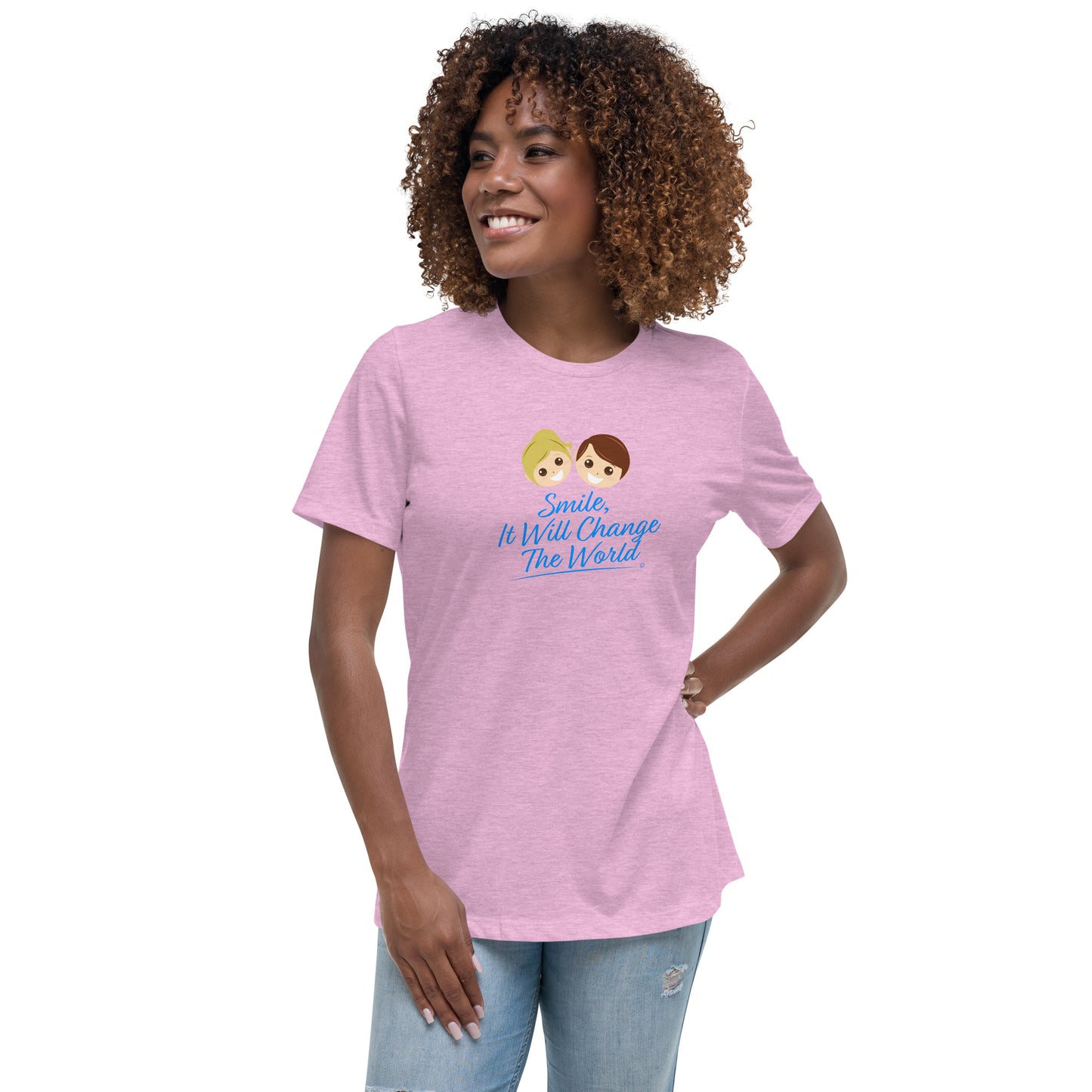 Smile, It Will Change The World Women's Tees