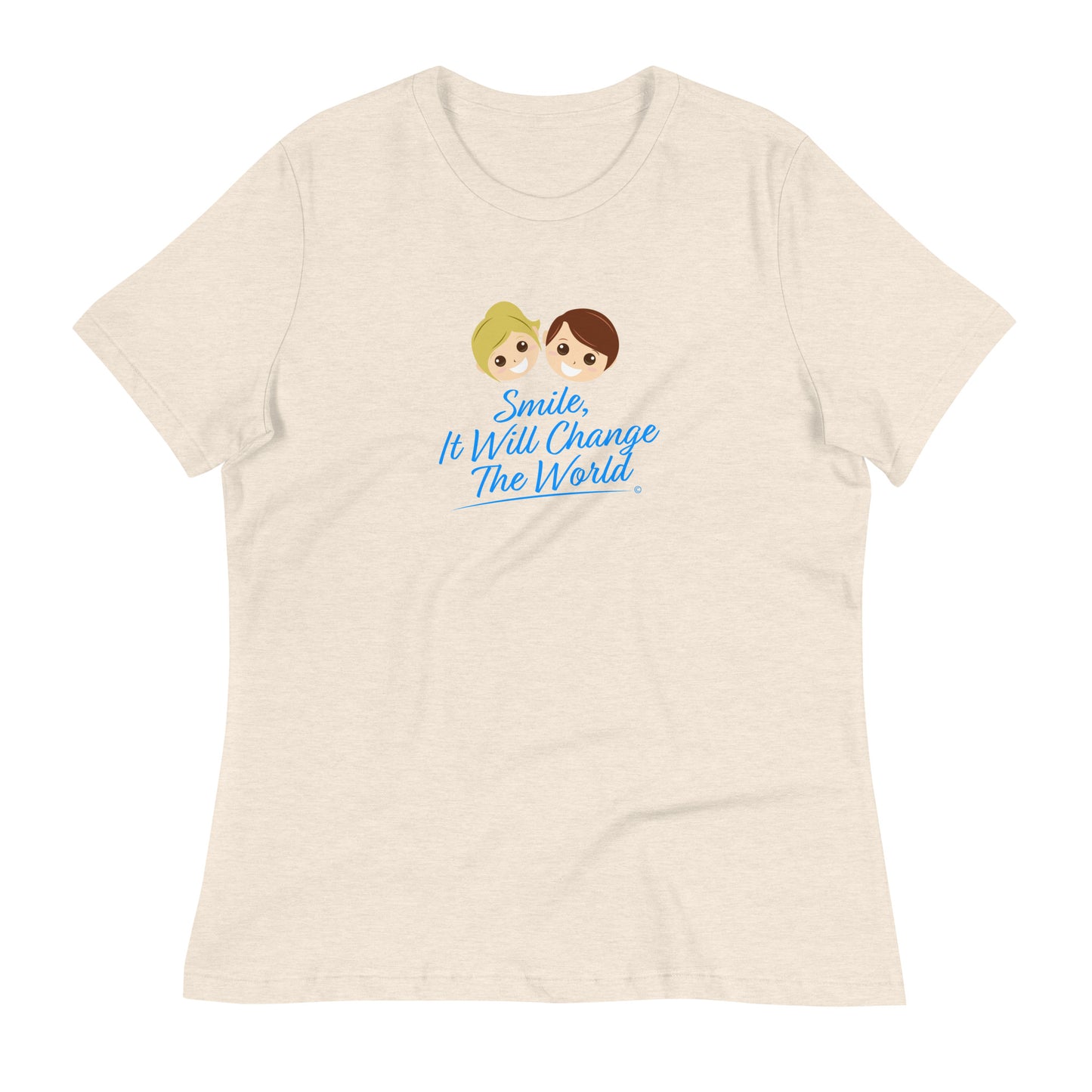 Smile, It Will Change The World Women's Tees