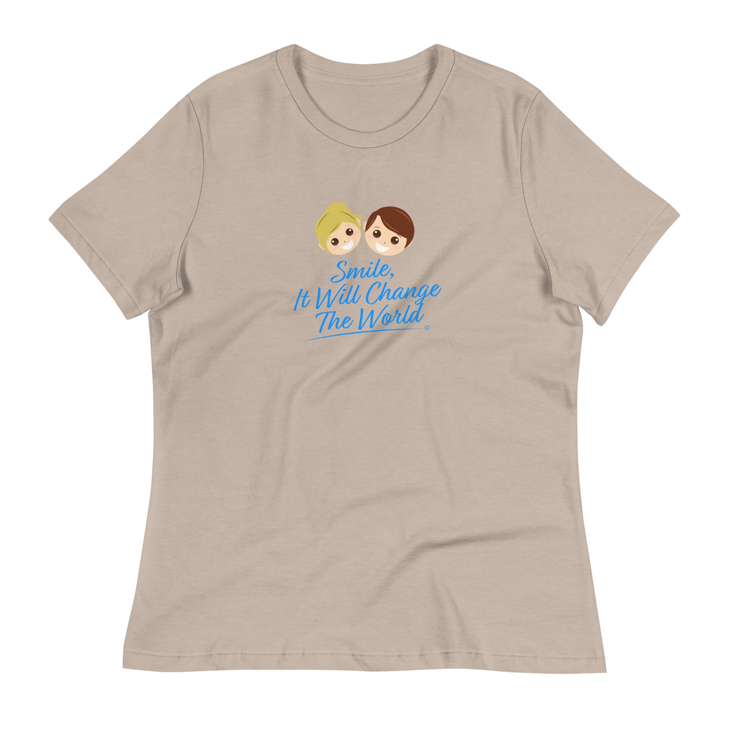 Smile, It Will Change The World Women's Tees