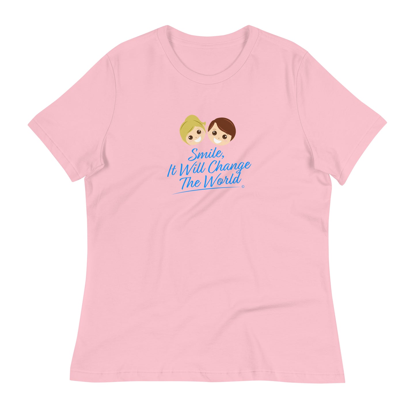 Smile, It Will Change The World Women's Tees