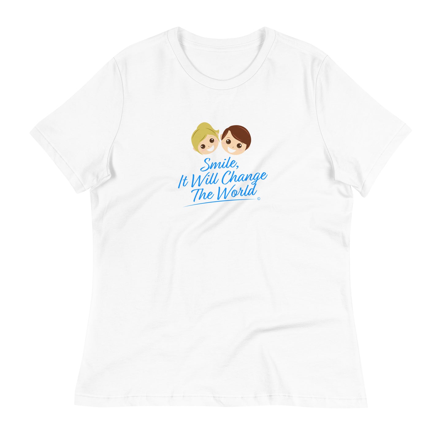 Smile, It Will Change The World Women's Tees