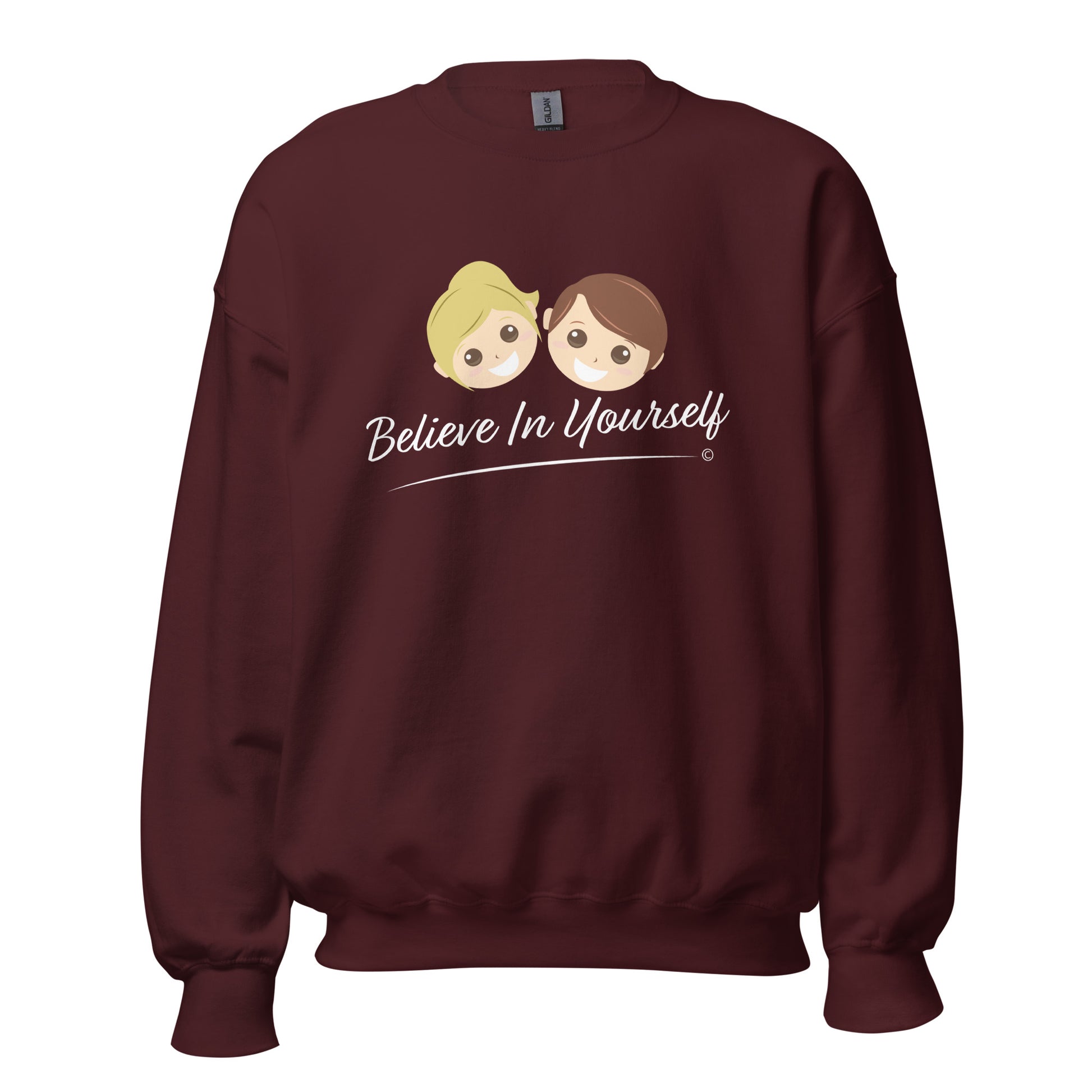 Stylish unisex sweatshirts for men and women- Maroon