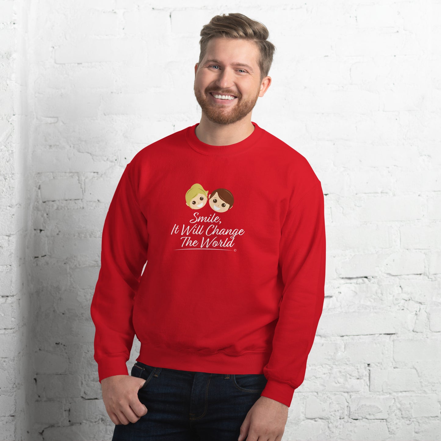Smile, It Will Change The World Unisex Sweatshirts