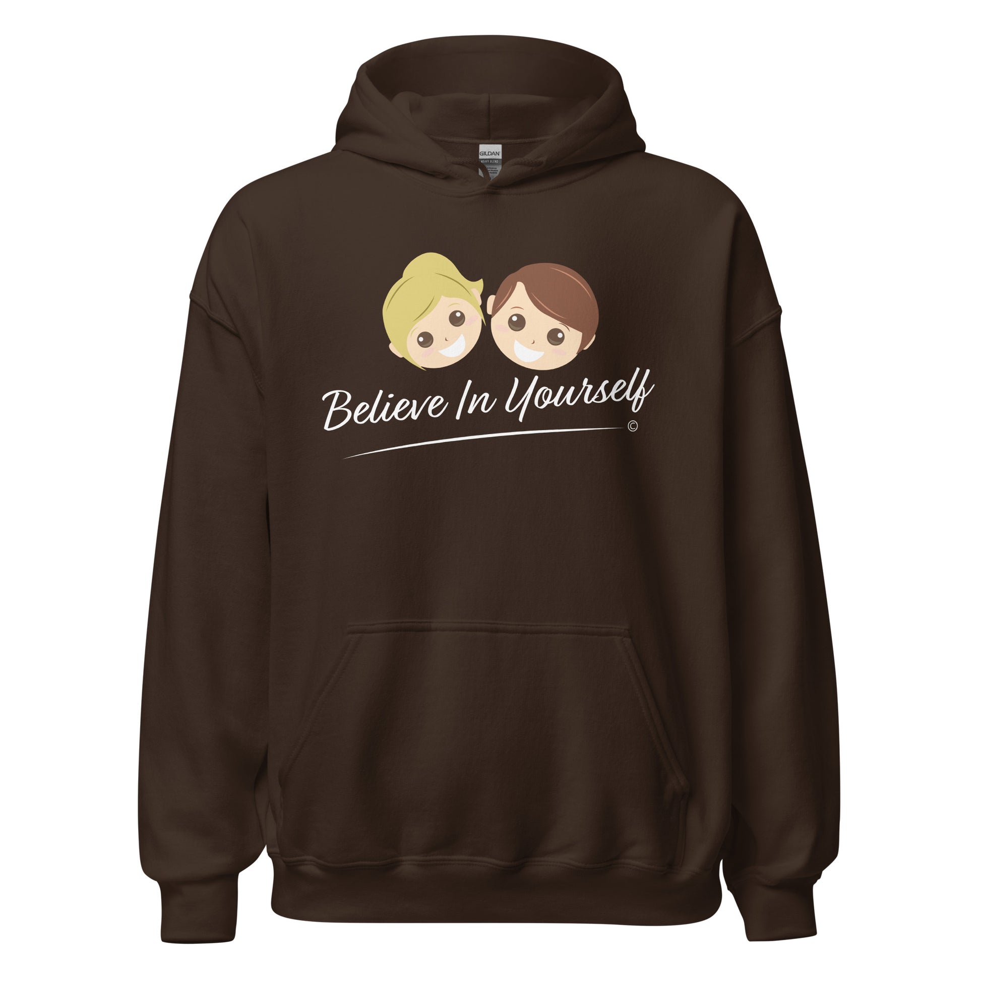 Unisex hoodies with all-season versatility-Dark Chocolate