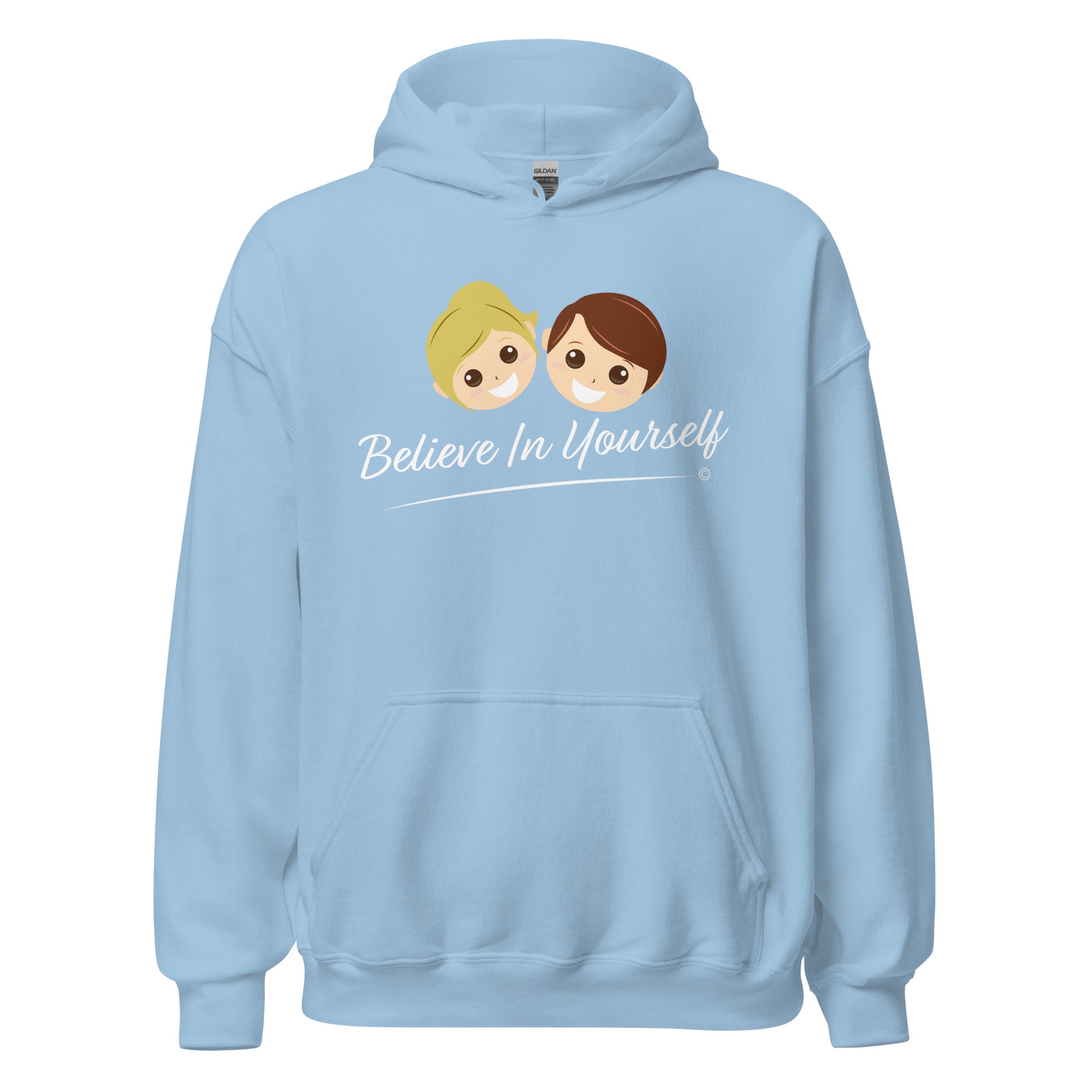 Unisex hoodies with all-season versatility- Light Blue