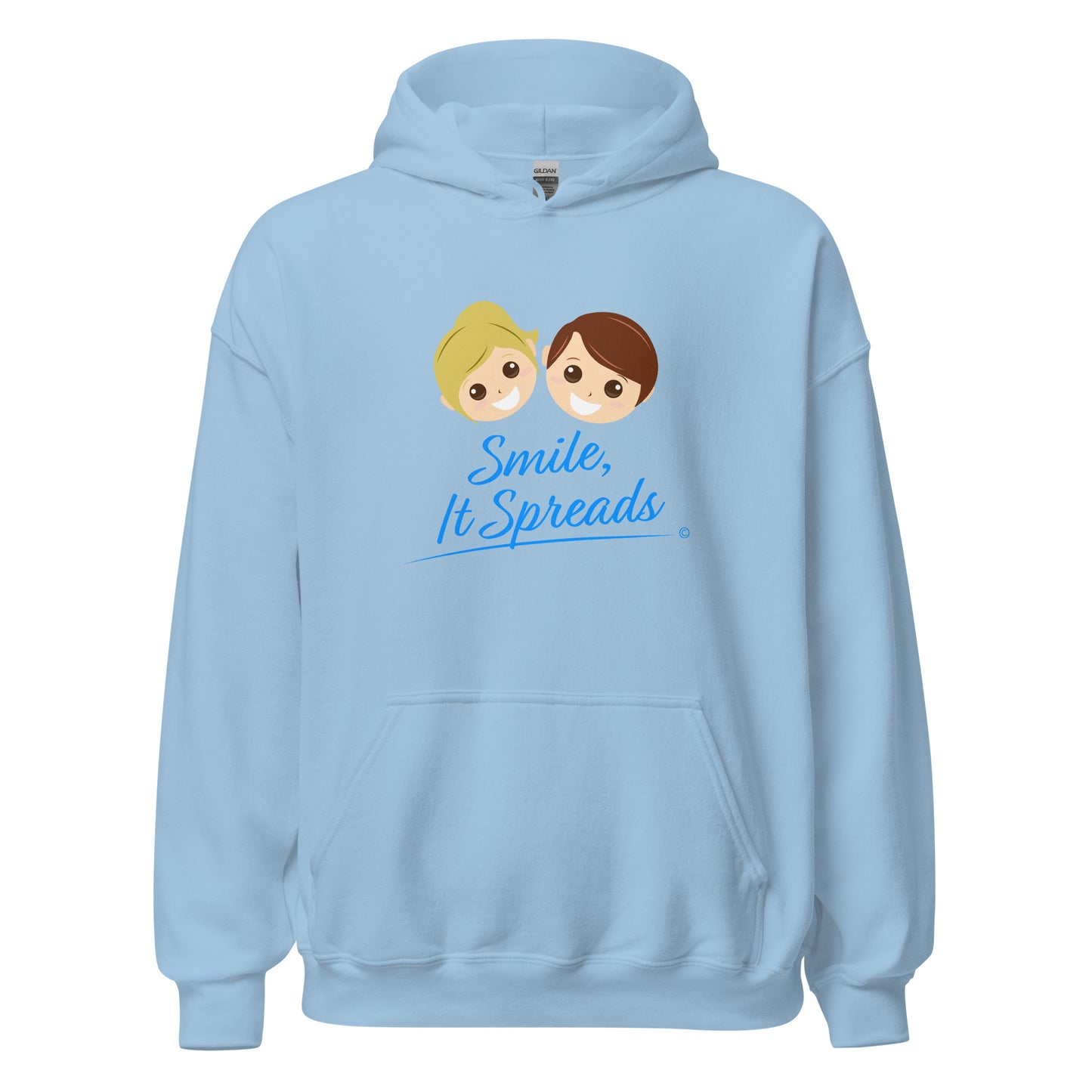 Smile, It Spreads Unisex Hoodies