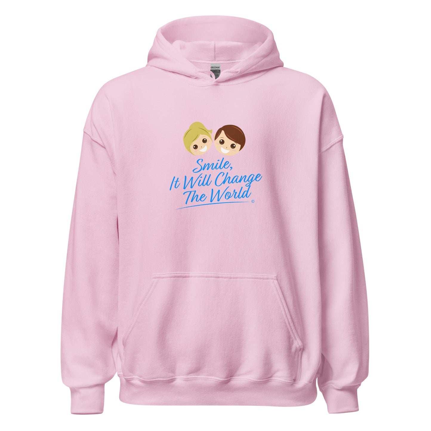 Smile, It Will Change The World Unisex Hoodies