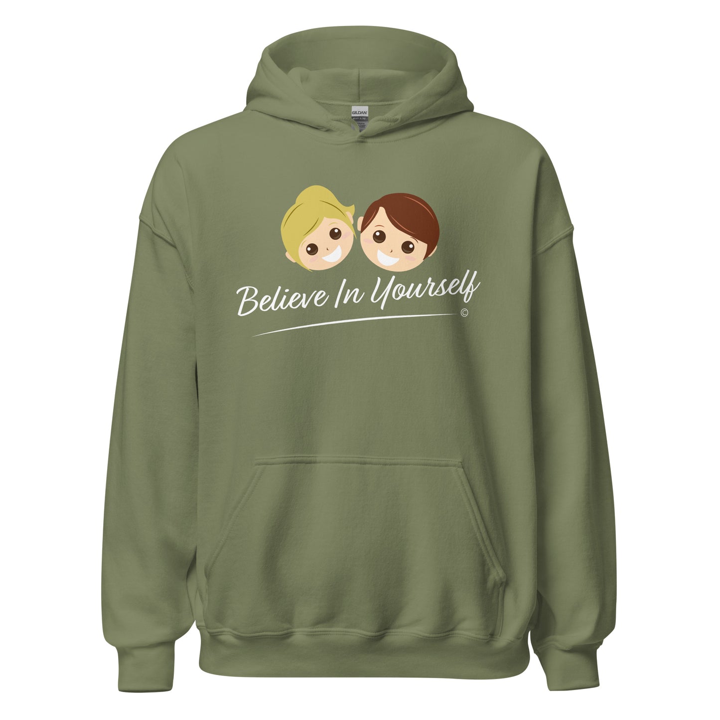 Unisex hoodies with all-season versatility-Military Green