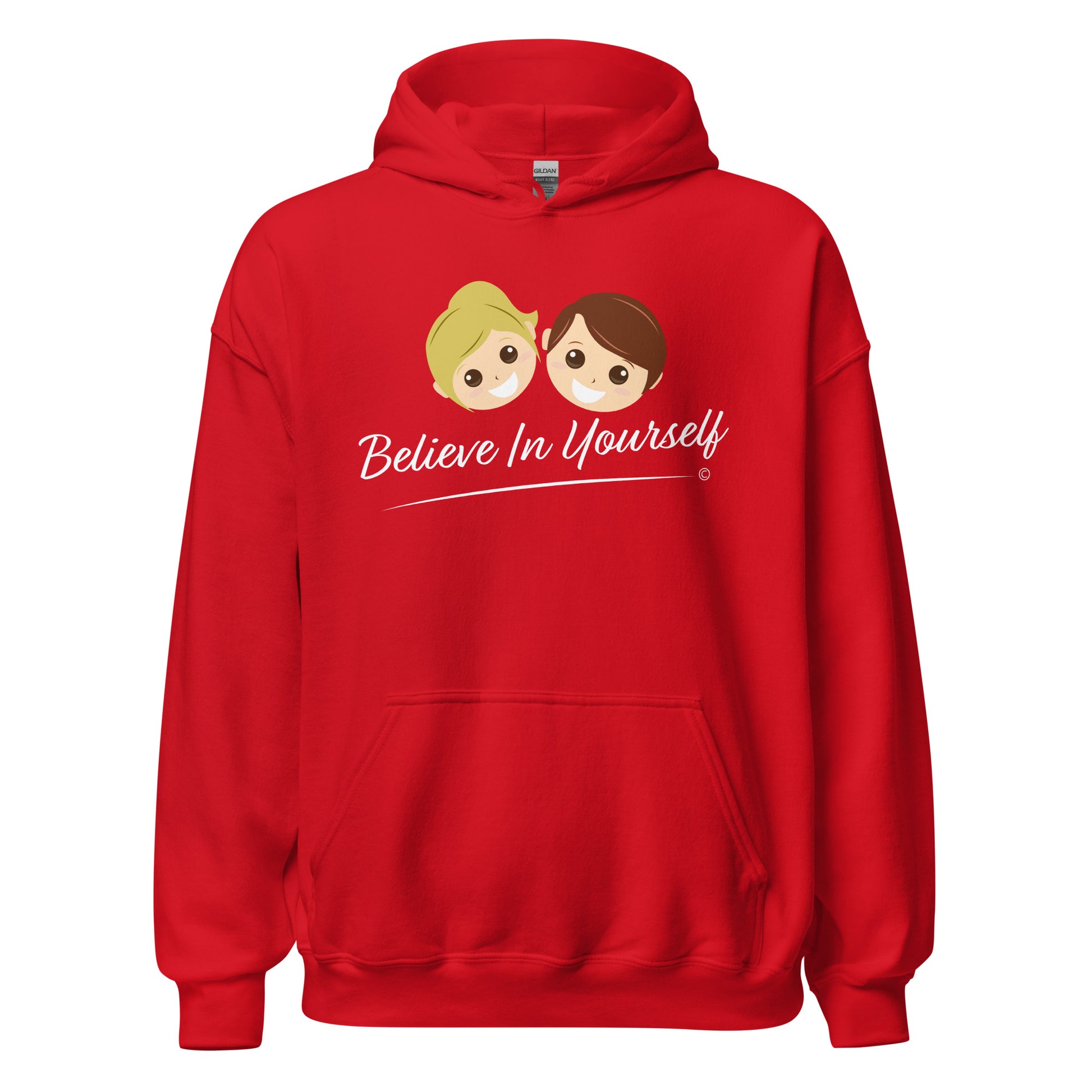 Unisex hoodies with all-season versatility- Red
