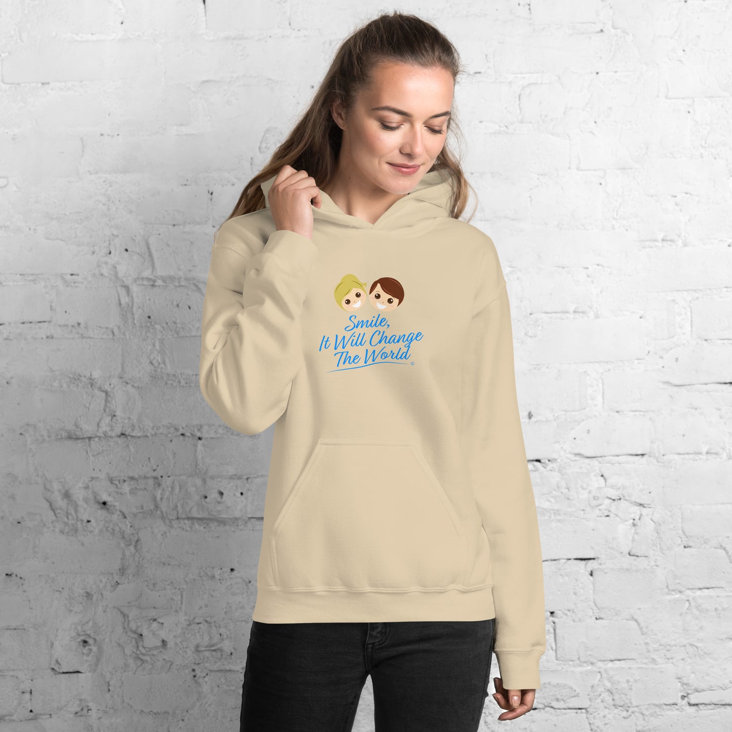 Smile, It Will Change The World Unisex Hoodies