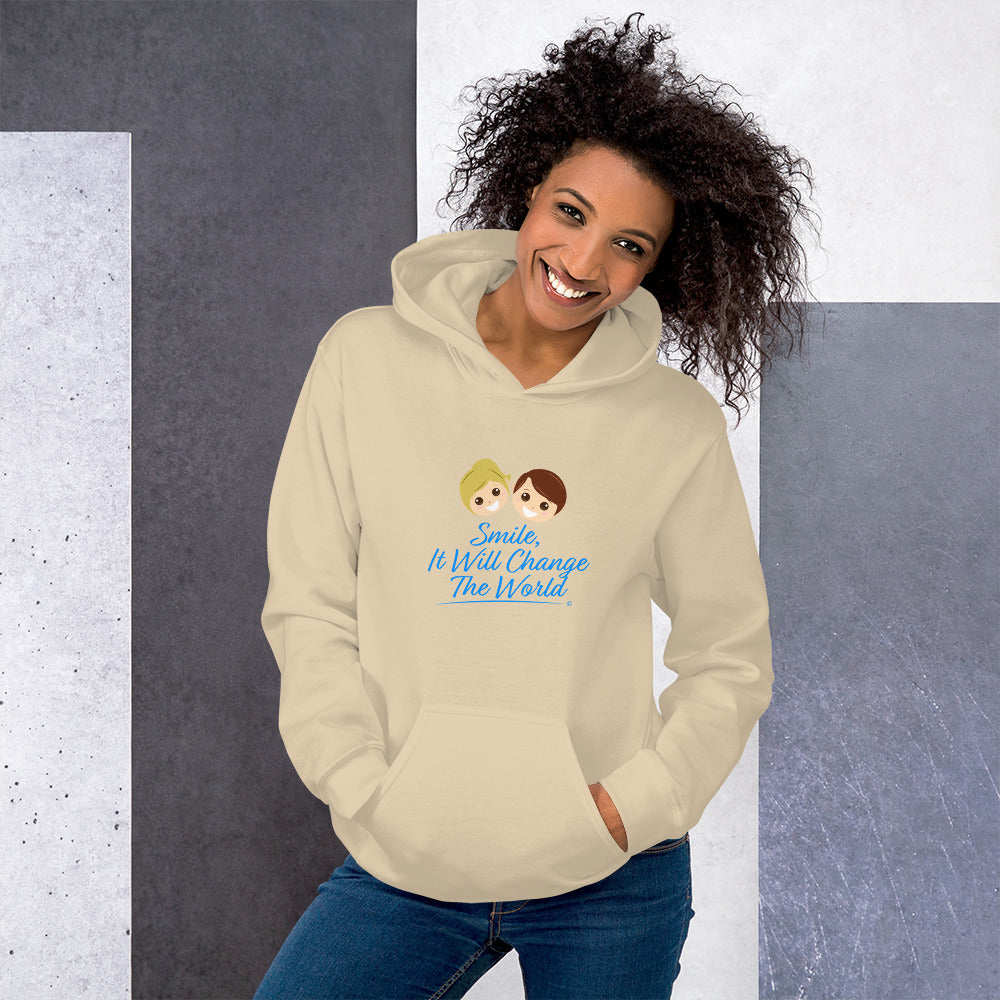 Smile, It Will Change The World Unisex Hoodies