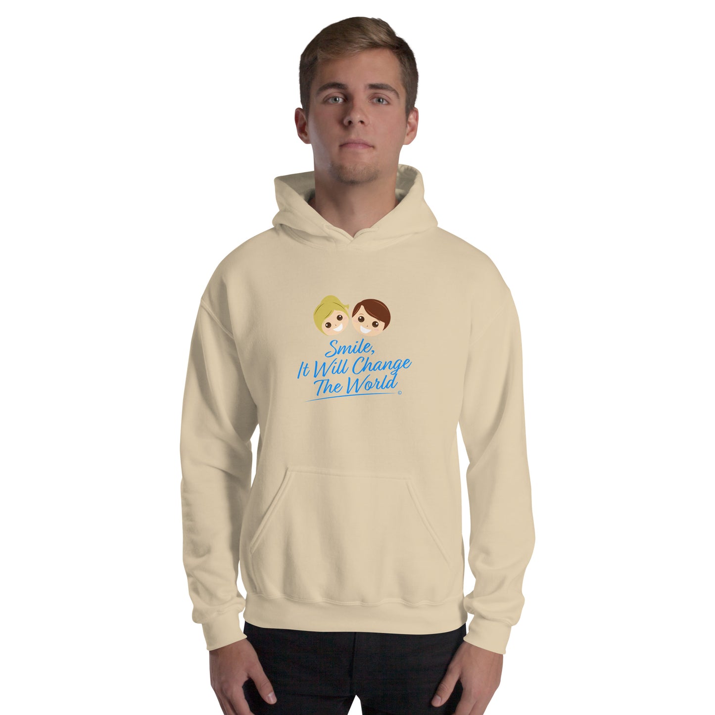 Smile, It Will Change The World Unisex Hoodies
