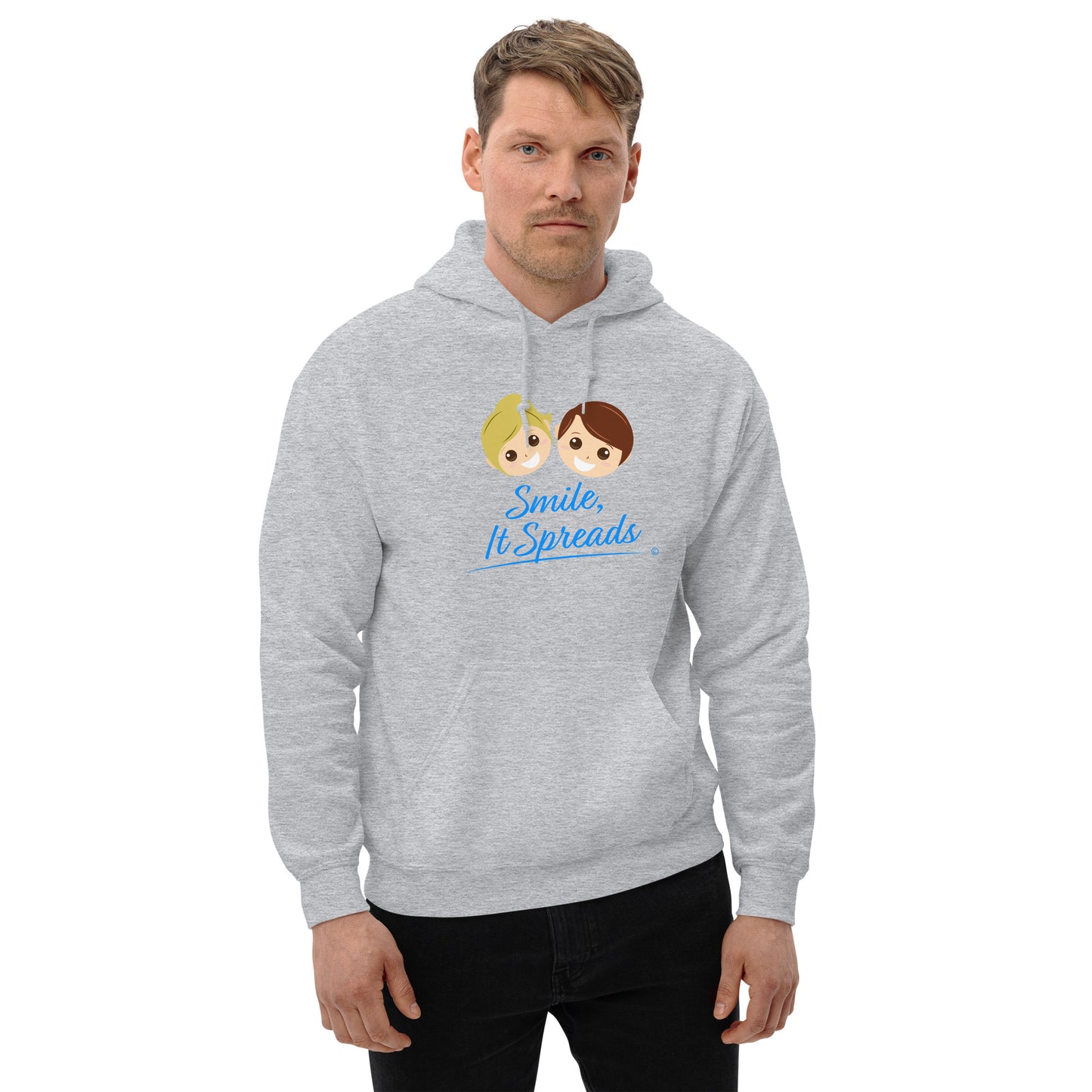 Smile, It Spreads Unisex Hoodies