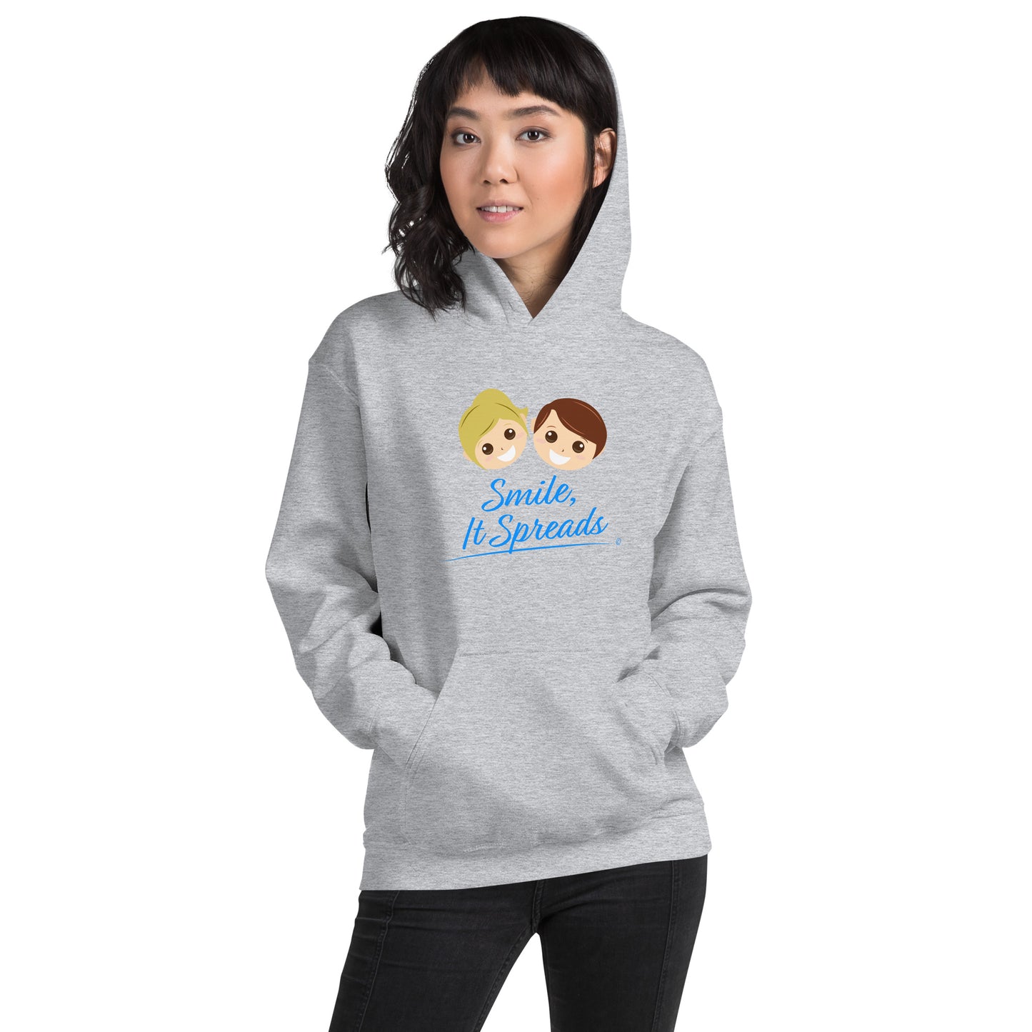 Smile, It Spreads Unisex Hoodies