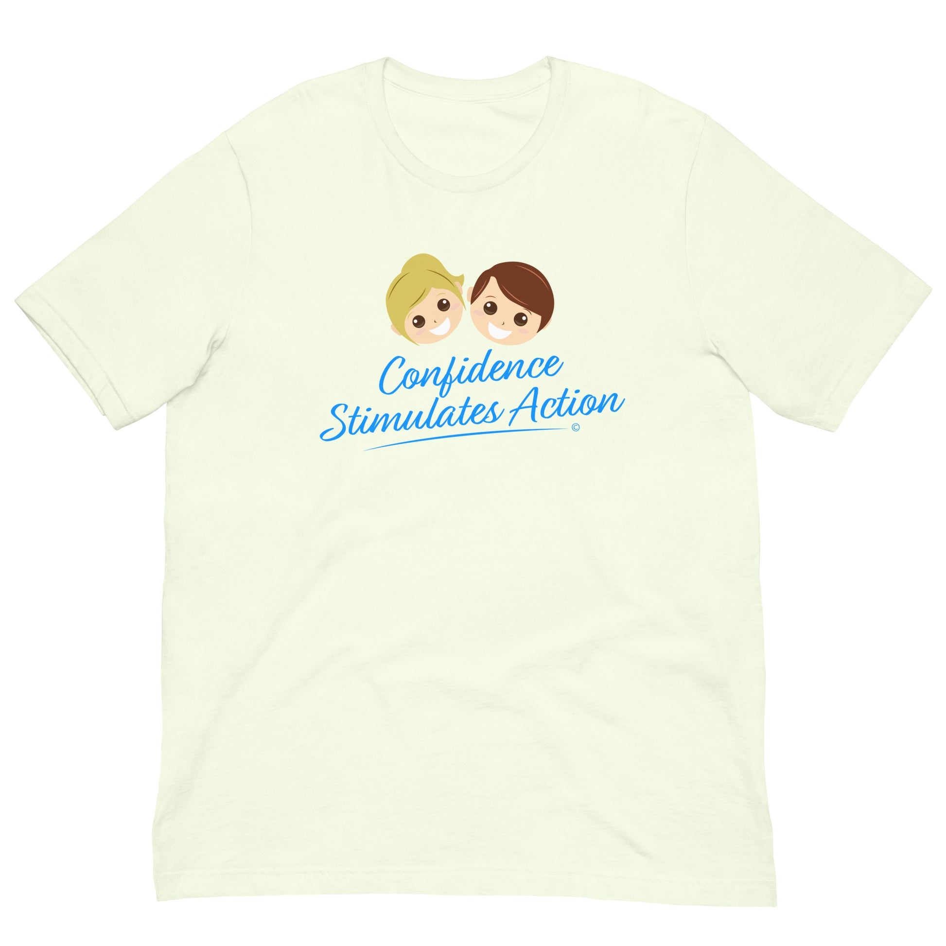 Confidence Stimulates Action Unisex T-Shirt -Citron