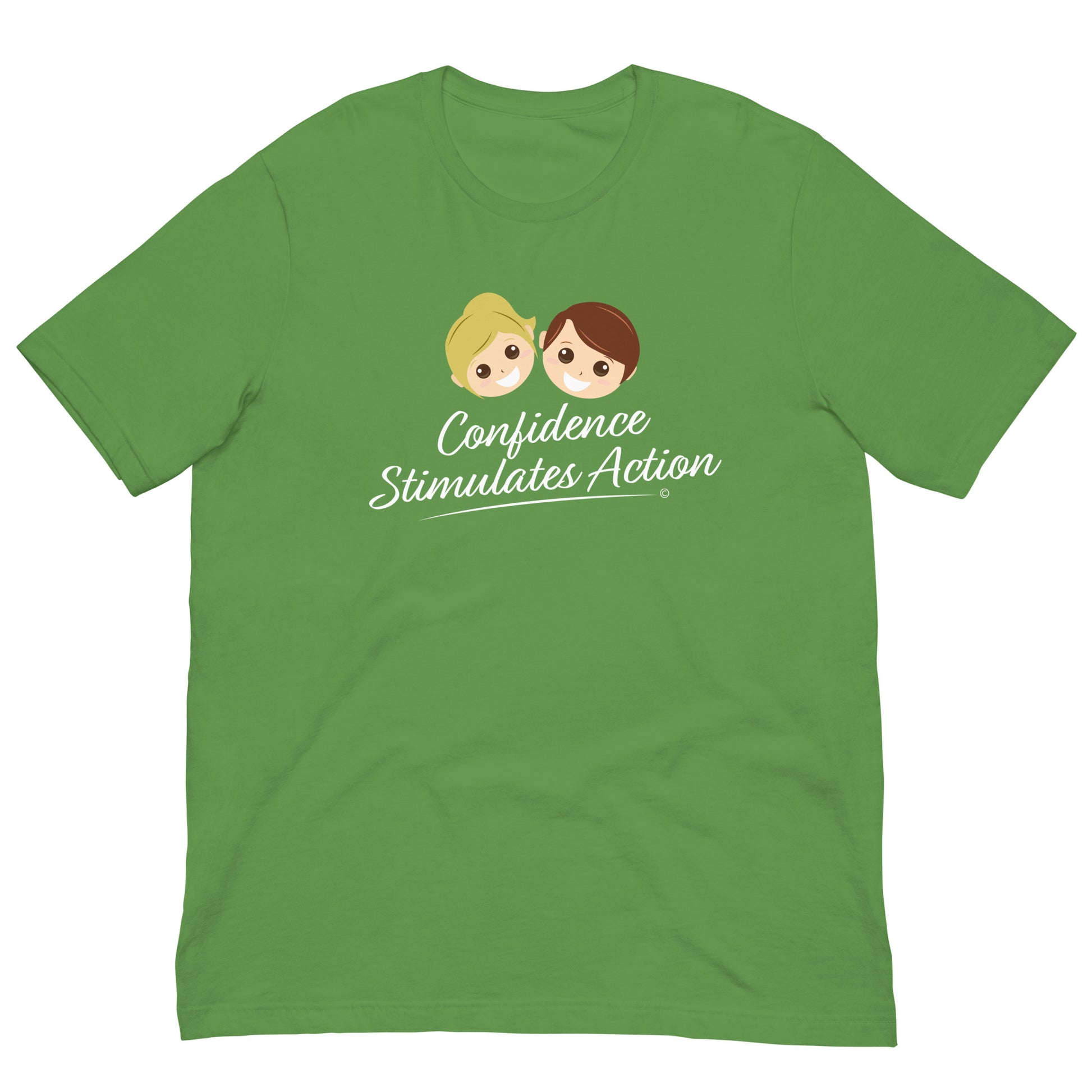 Soft and breathable T-shirts for summer -Leaf green