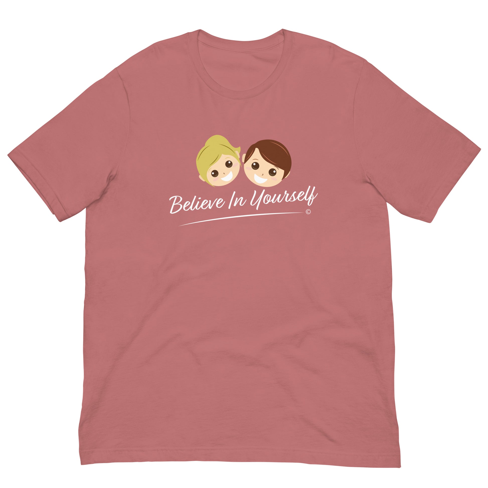 Soft and breathable cotton tees-Mauve