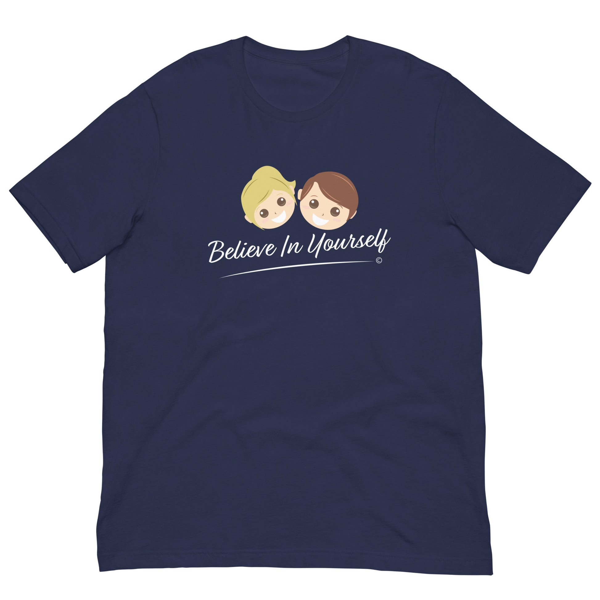 Soft and breathable cotton tees-Navy 