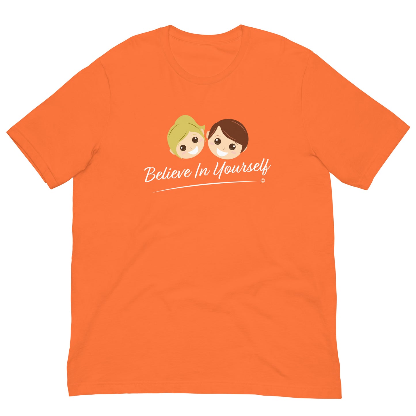 Soft and breathable cotton tees-orange