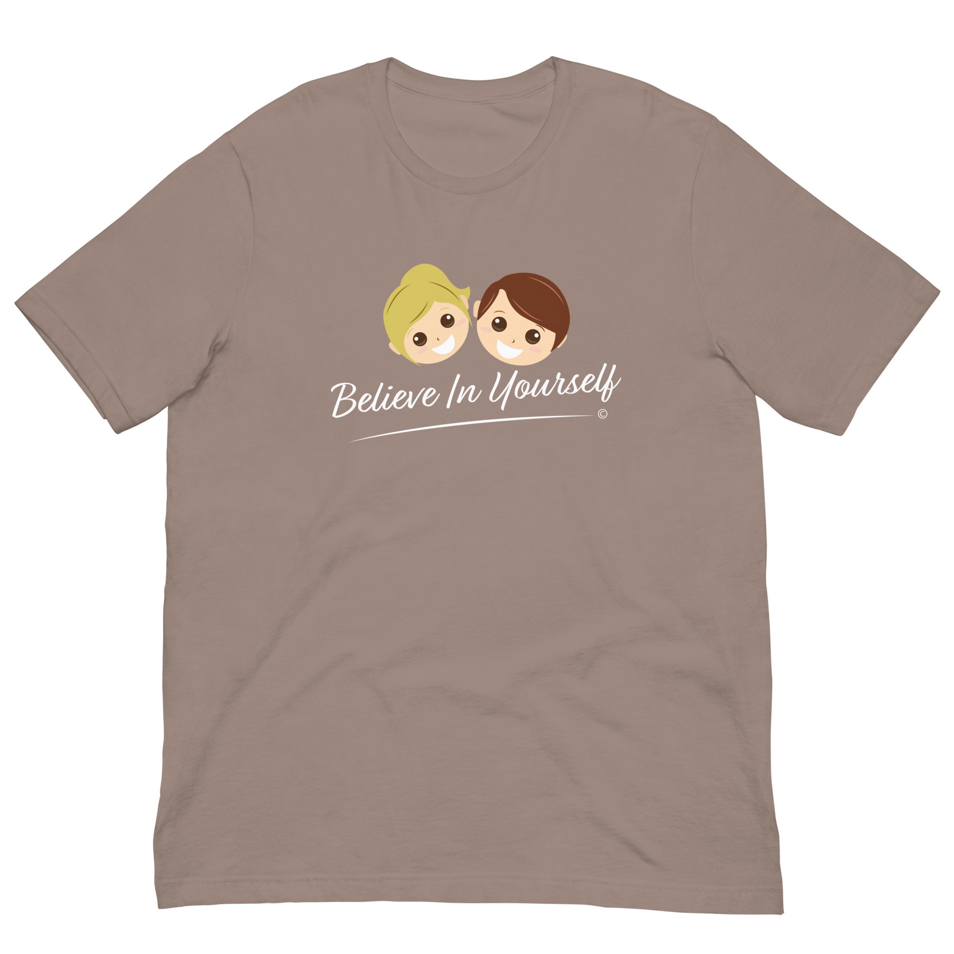 Soft and breathable cotton tees-pebble