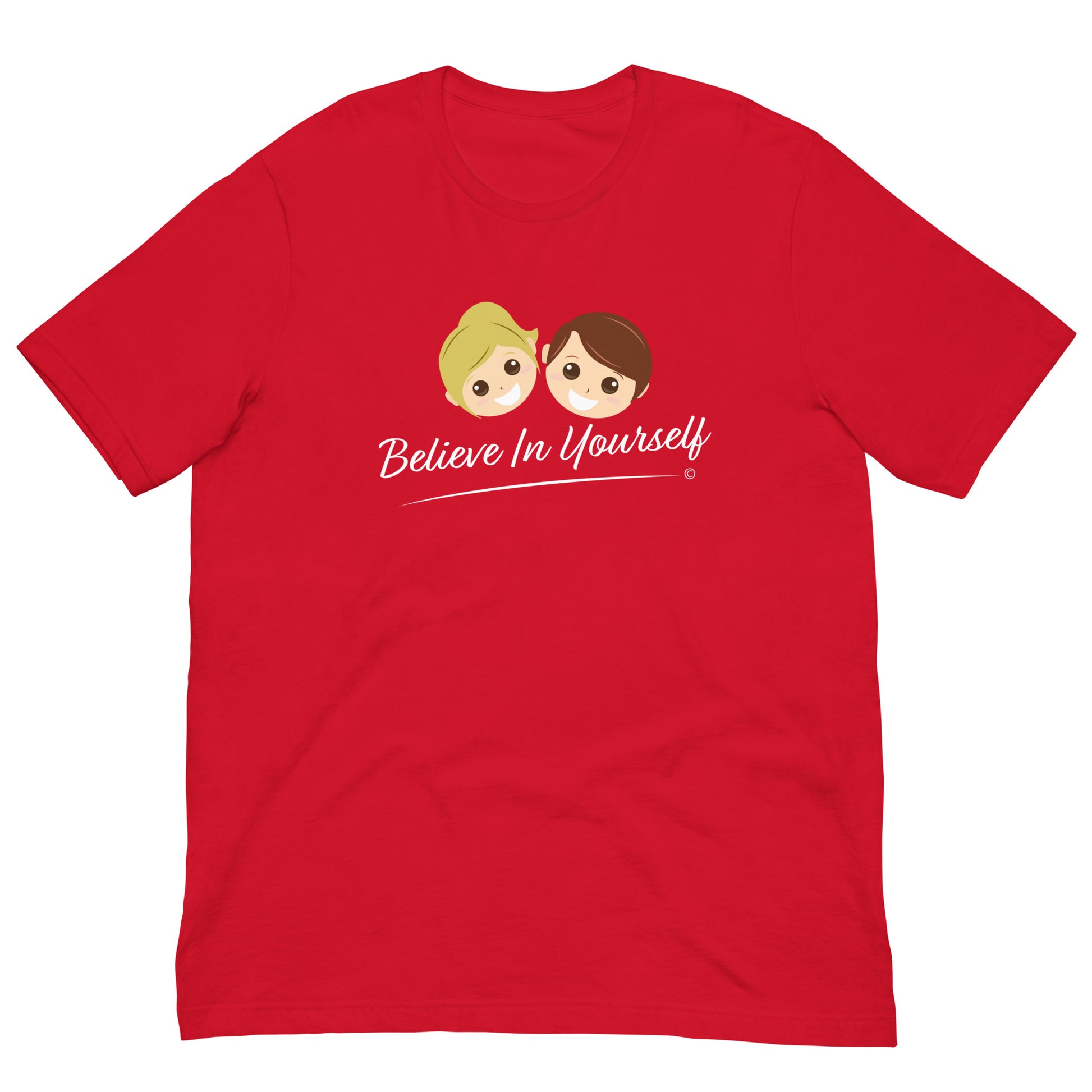 Soft and breathable cotton tees-Red