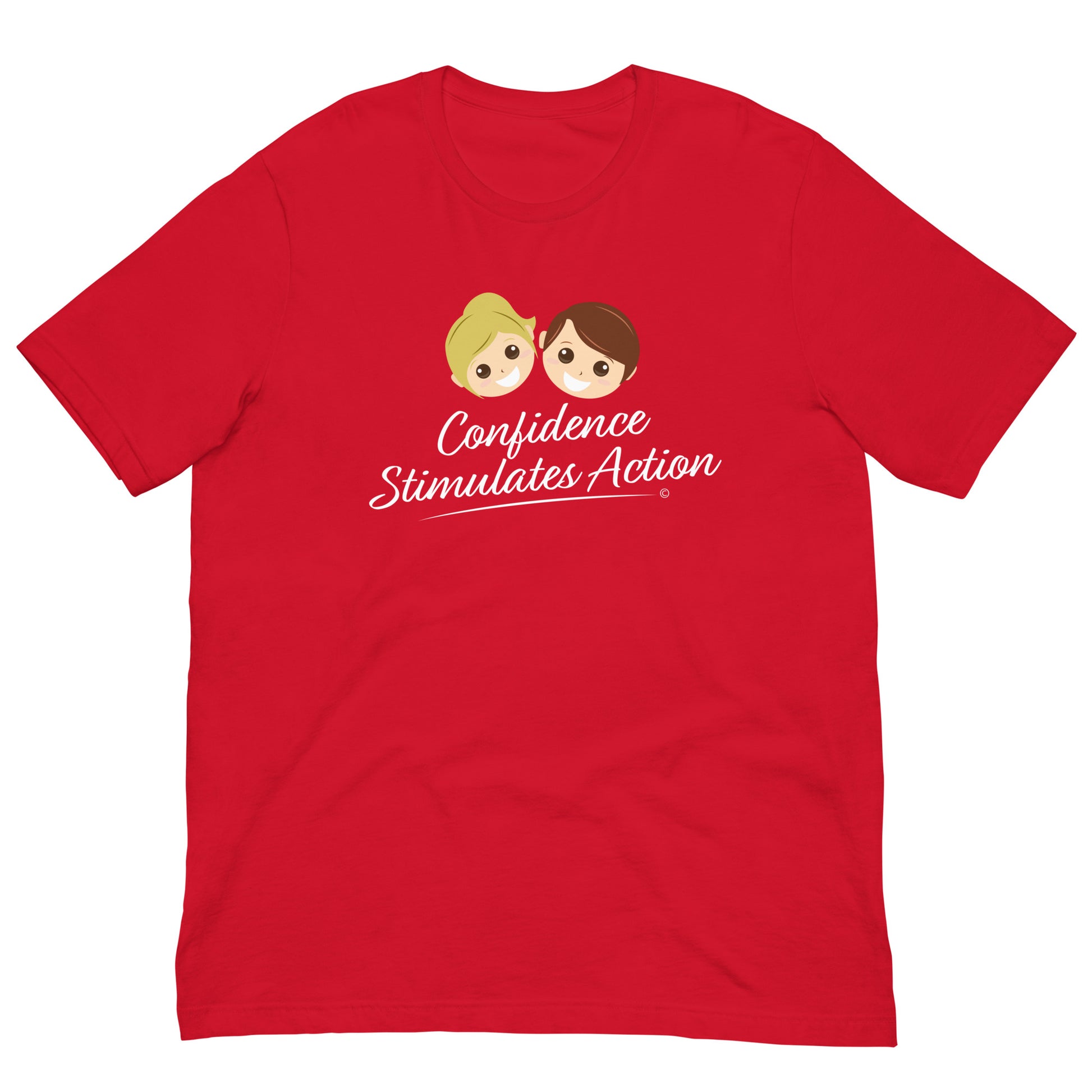 Soft and breathable T-shirts for summer -Red