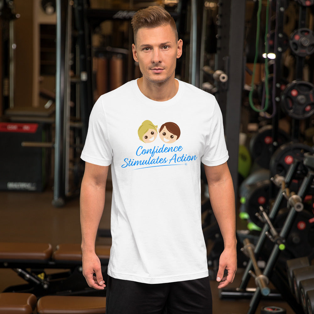 Cool streetwear tees-man model in front view