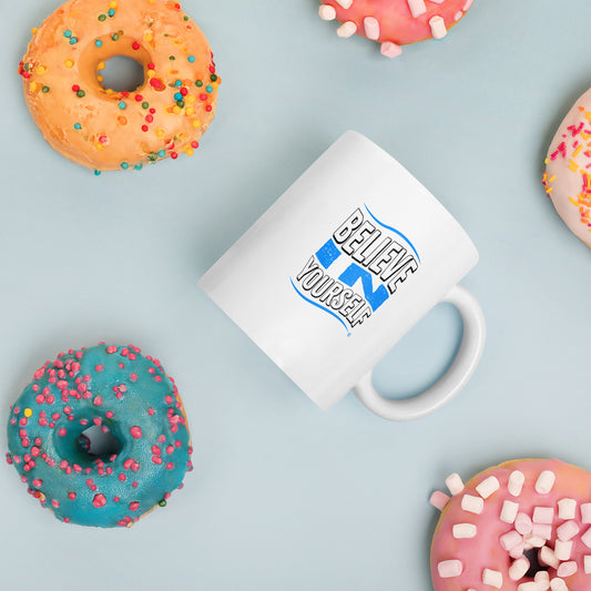 Believe in Yourself White Glossy Mugs