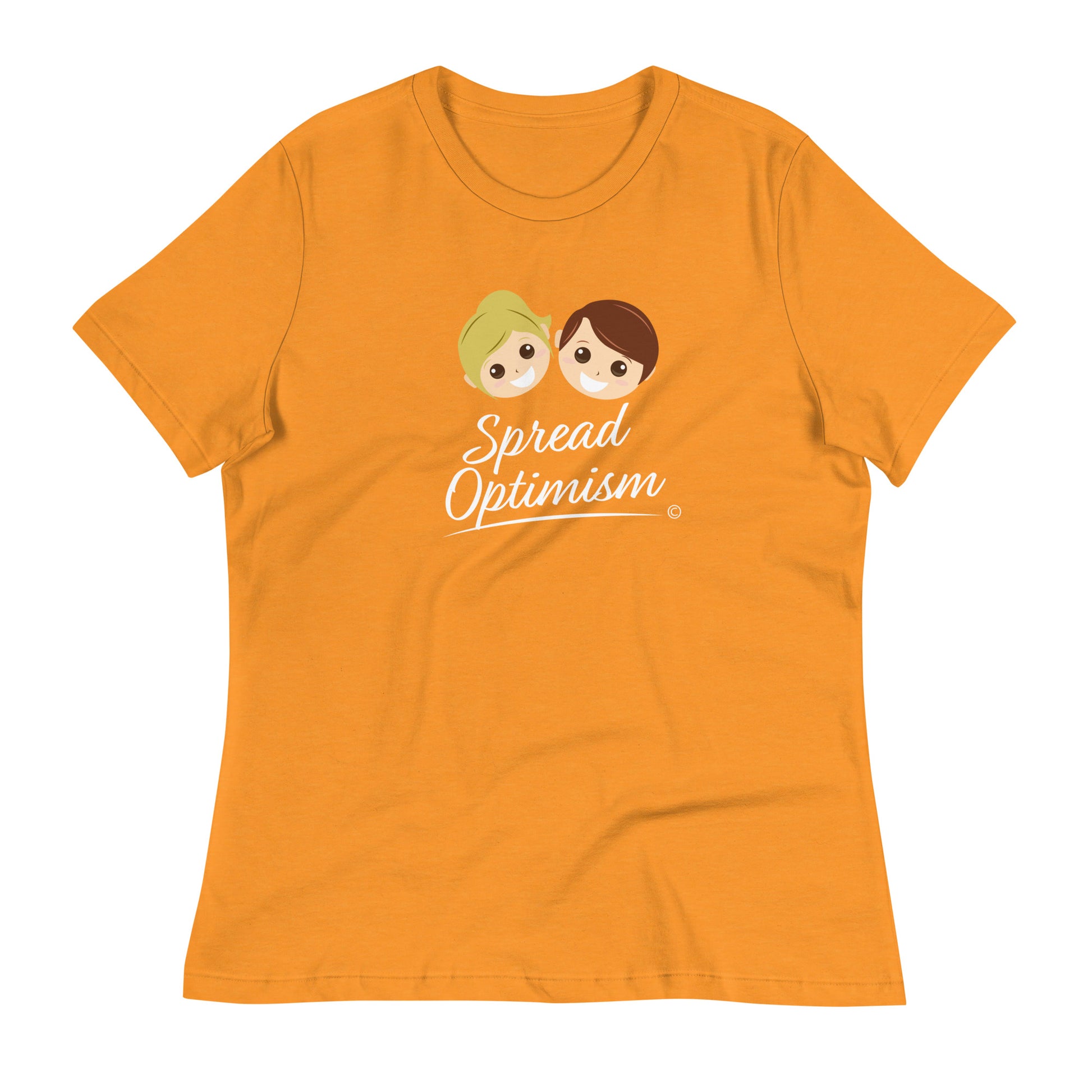 Cozy and casual everyday tee- Heather Marmalade