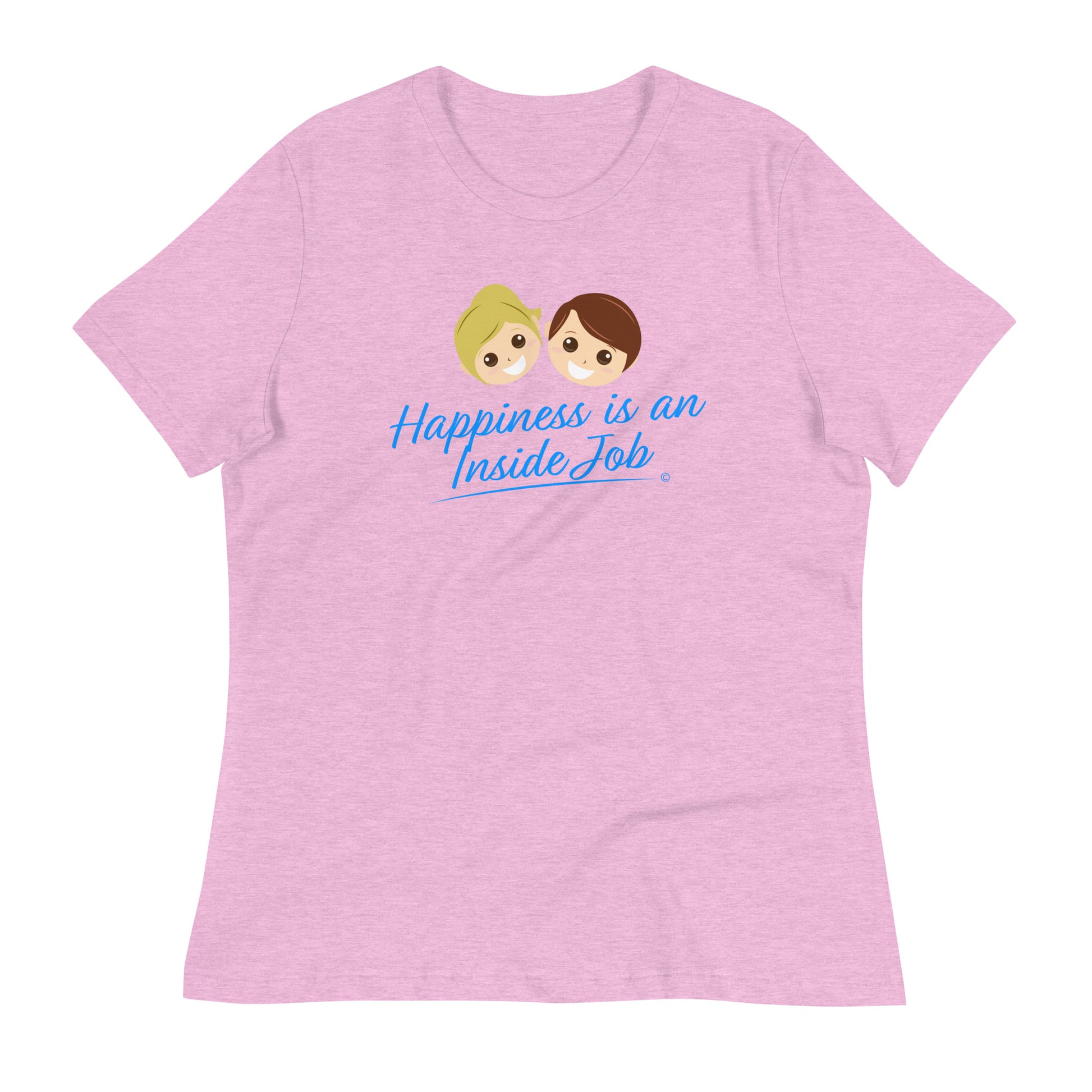 Fashionable ladies' tops-Heather Prism Lilac