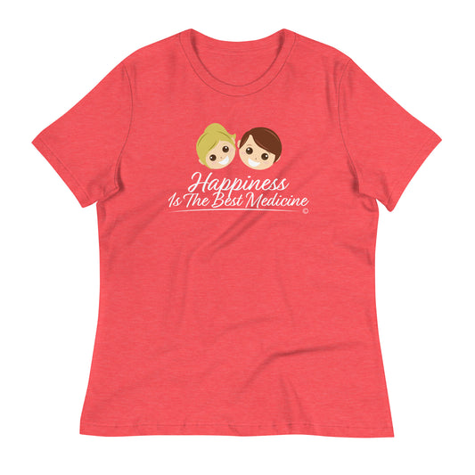 Lounge-worthy relaxed  top - Heather Red