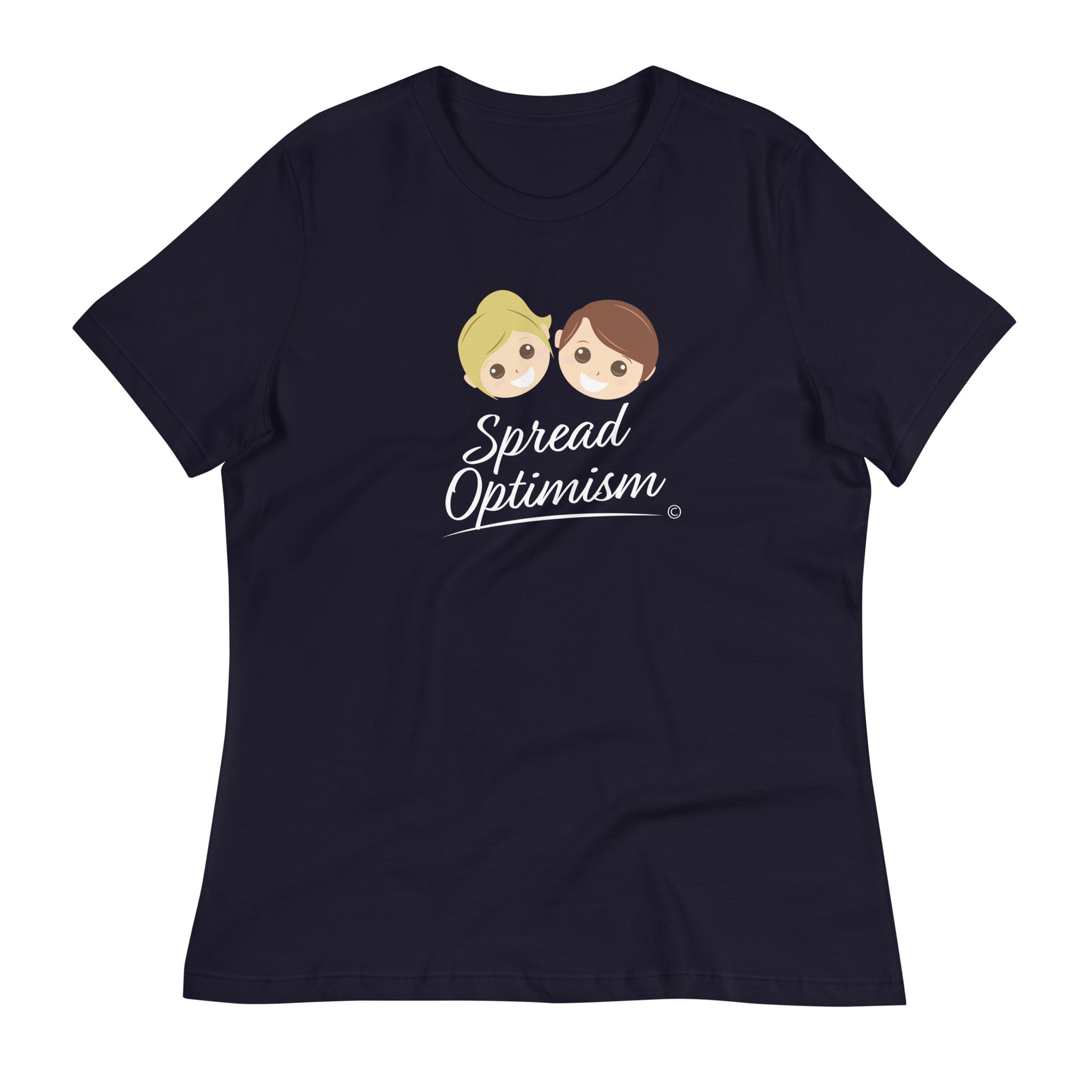 Cozy and casual everyday tee- Navy
