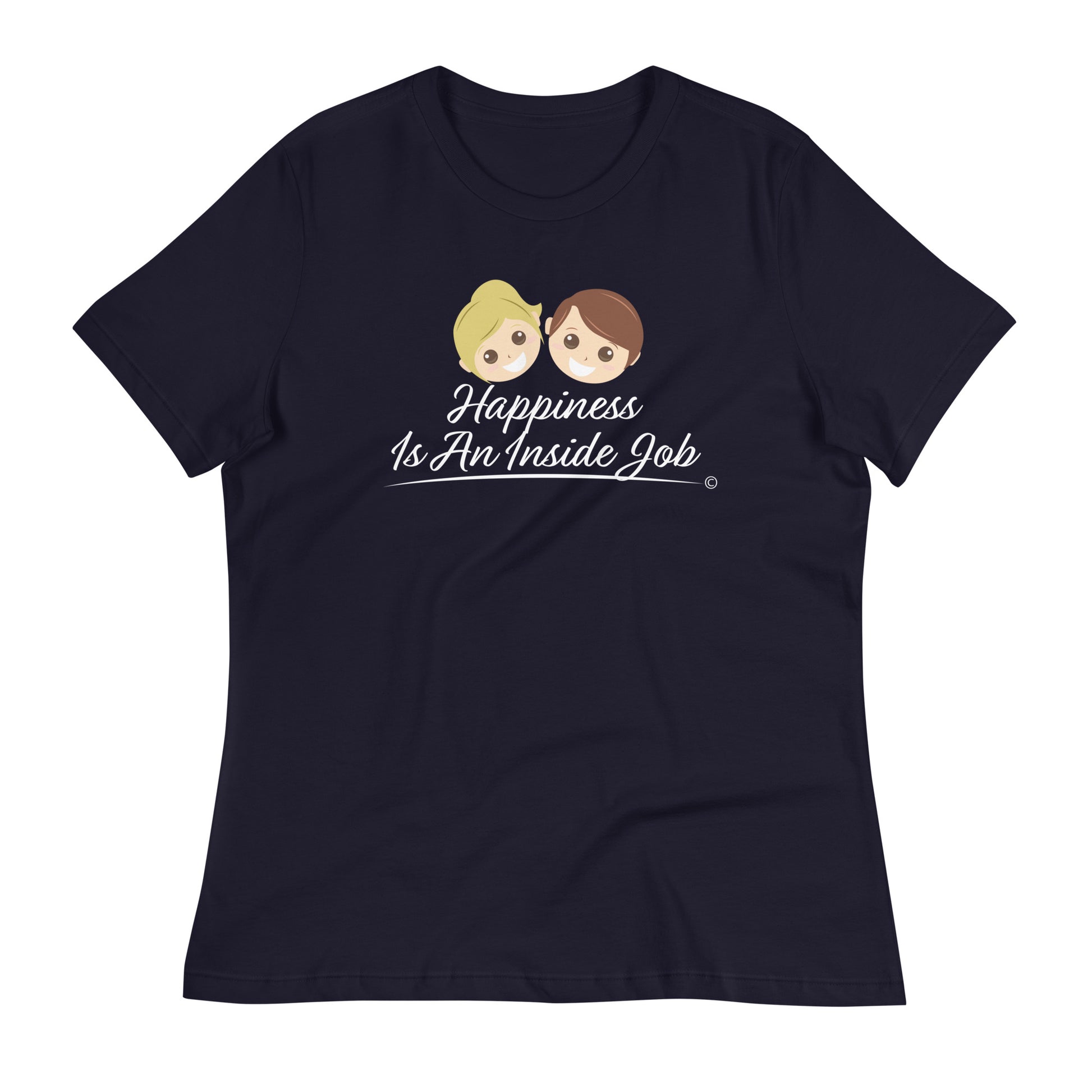 Comfort-first women's relaxed blouses -Navy